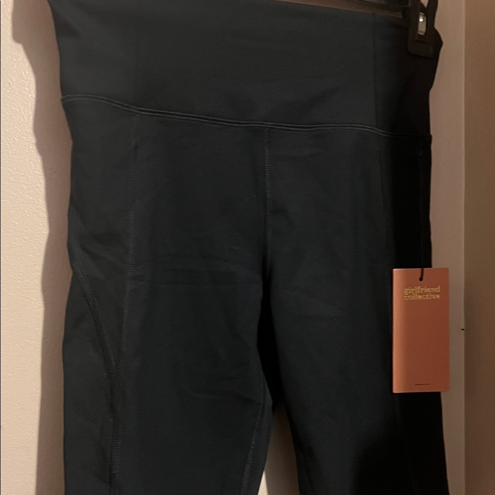 Girlfriend Collective Black Bike Shorts